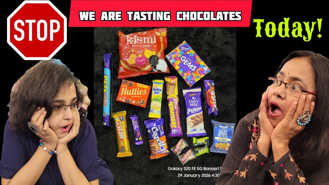 Trying Different Chocolates & Toffees | Mom & Me 