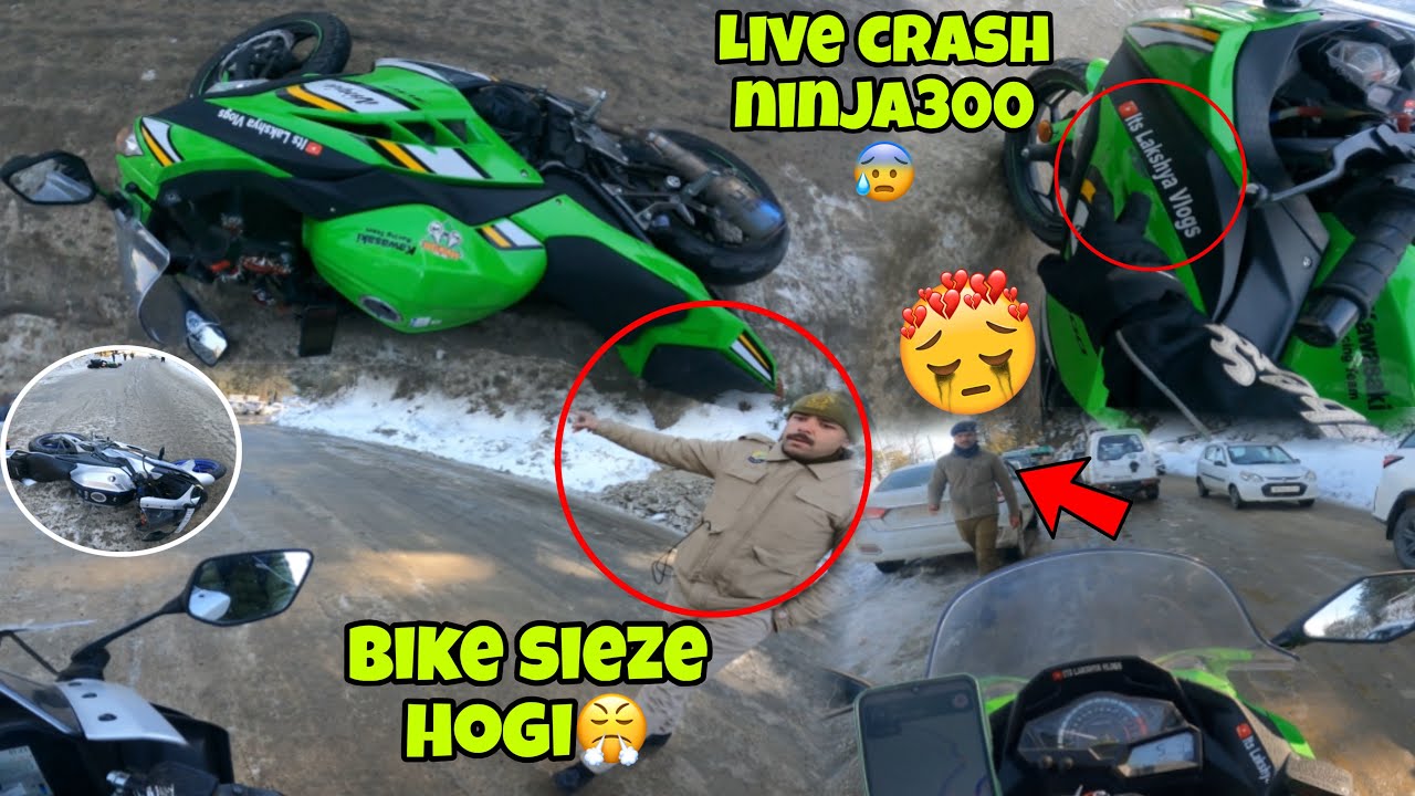 Shimla Police Ne Rok Lia Apni Ninja300 Ko Without No.Plate😲Ninja300 Or R15 Ka Bada Nuksan Hogya😣