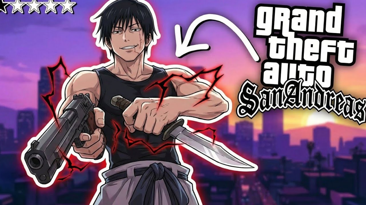 GTA - San Andreas - Toji Fushiguro (Jujutsu Kaisen) | MOD WITH NEXT GEN Graphics MOD (Ditect X 3.0)