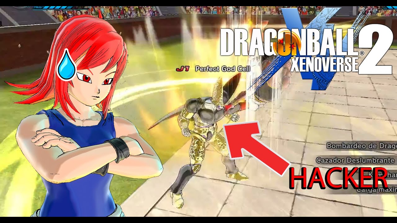 Hacker se desespera después de perder | Dragon Ball Xenoverse 2 PvP