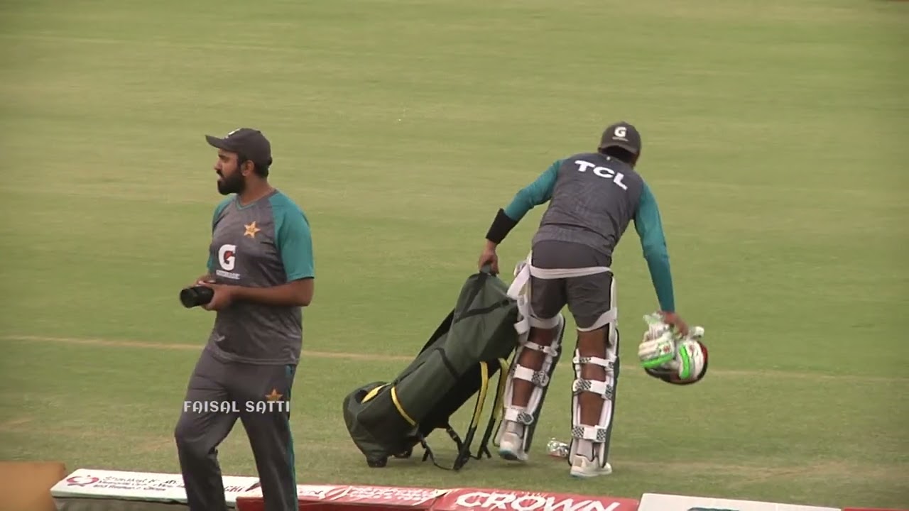 Pakistan Cricket team training session in Lahore vs Australia| Babar Azam #PAKvsAUS #babarazam #ICC