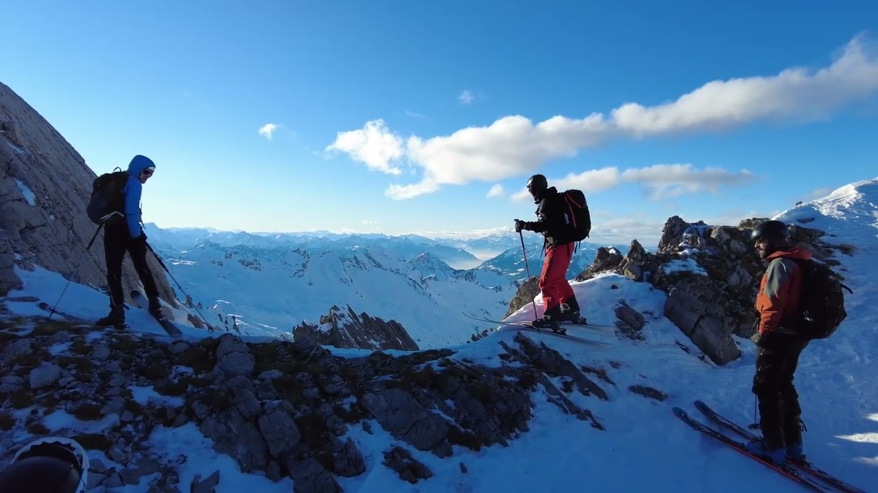Skitour Bratschenkopf Wintergipfel Rundtour
