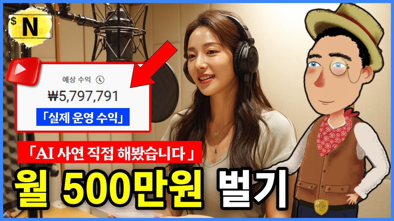 AI 창작 사연으로 월 500만원 벌기 (수익 공개)