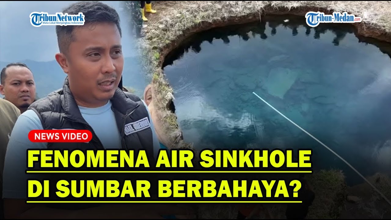 FENOMENA AIR SINKHOLE, Wagub Sumbar: Jangan Diminum Mengandung Bakteri E. coli❗