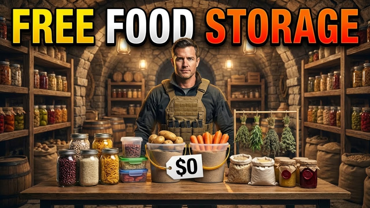 Free Food Storage Methods for Long Term Survival | No Money Required