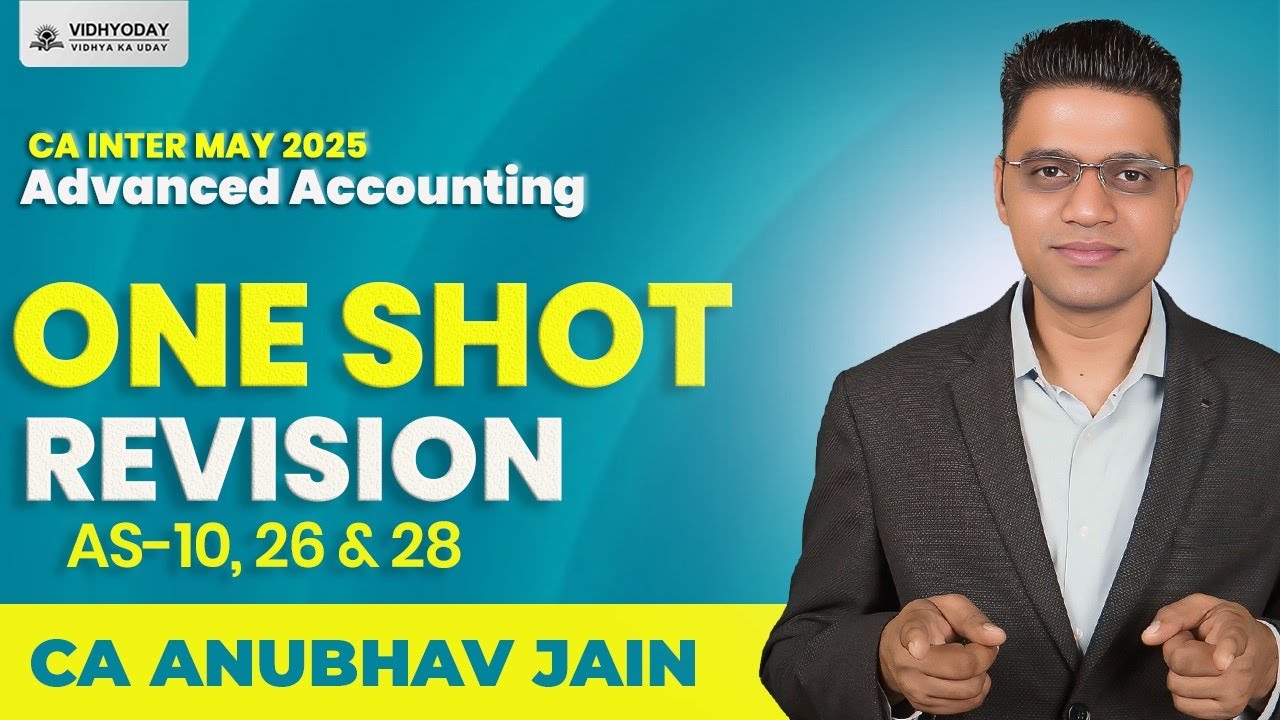 AS-10 | CA Inter May 25 | Revision with all Questions I Ad. Accounting | CA Anubhav Jain