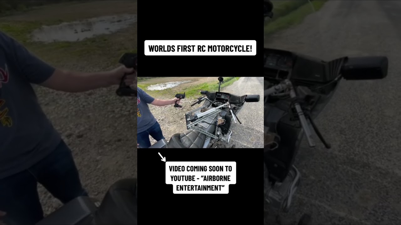 WORLDS FIRST RC MOTORCYCLE! 