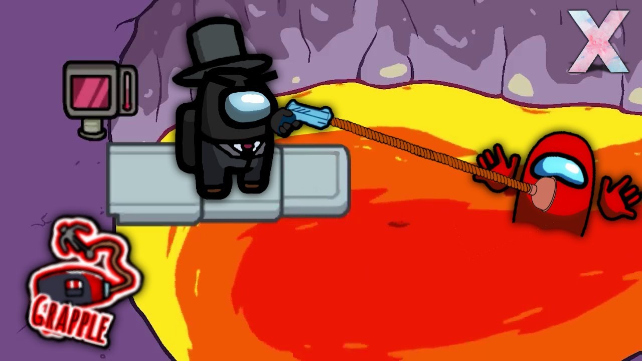 Among Us But The Impostors Can GRAPPLE Crewmates! ft. SSundee, JeromeASF and more!