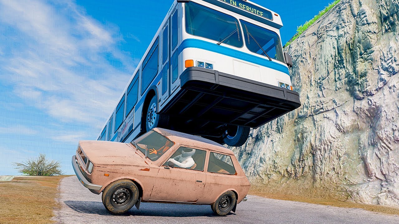 Cliff Drops #228 - BeamNG DRIVE | SmashChan