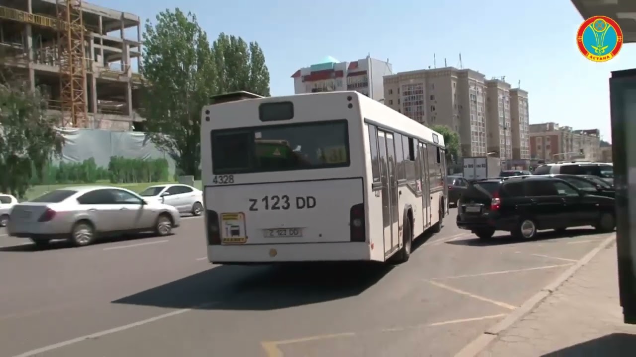 Астана. 4328 МАЗ 103.465 3201 ЛиАЗ 5293.53 маршруты 31/1ка