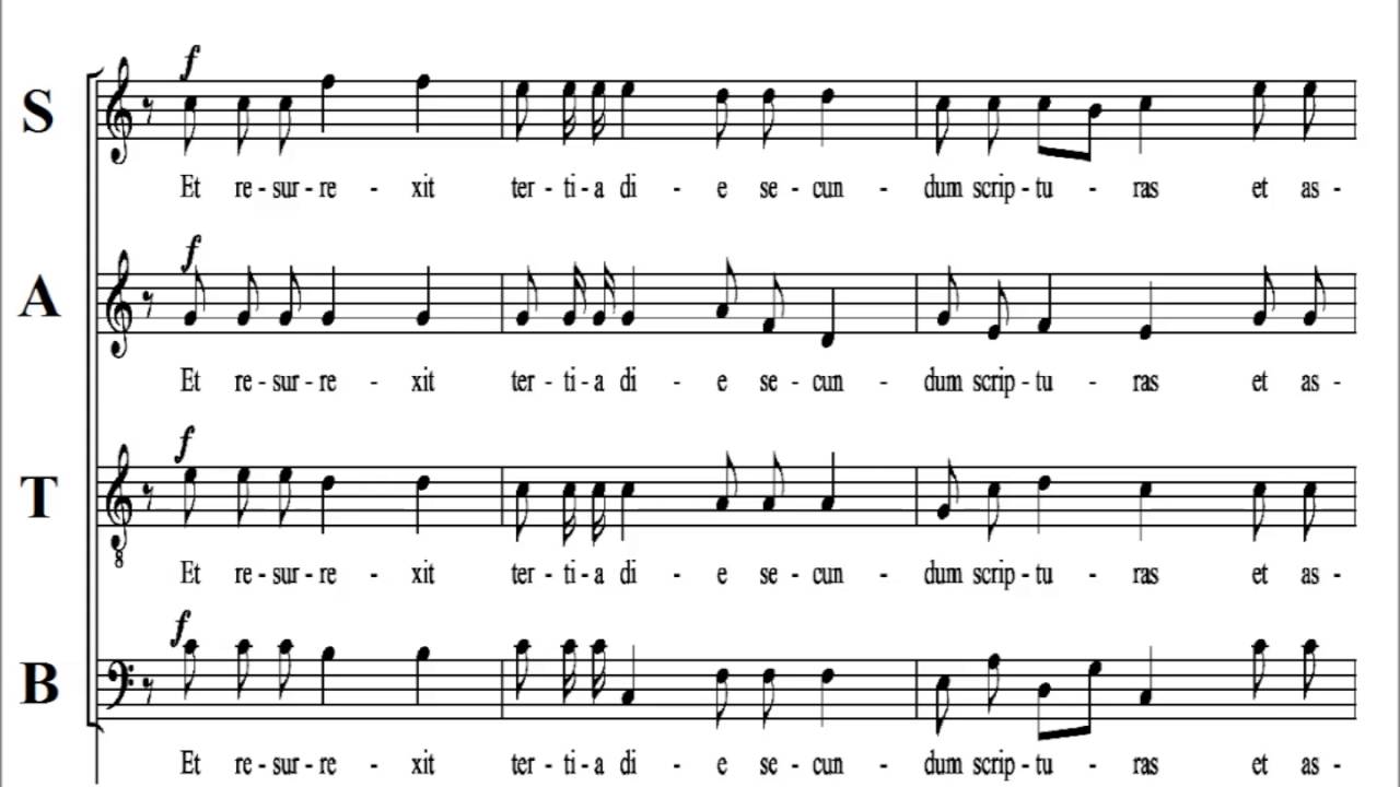 Mozart - Organ Solo Mass - KV 259-3 Credo - Tenor
