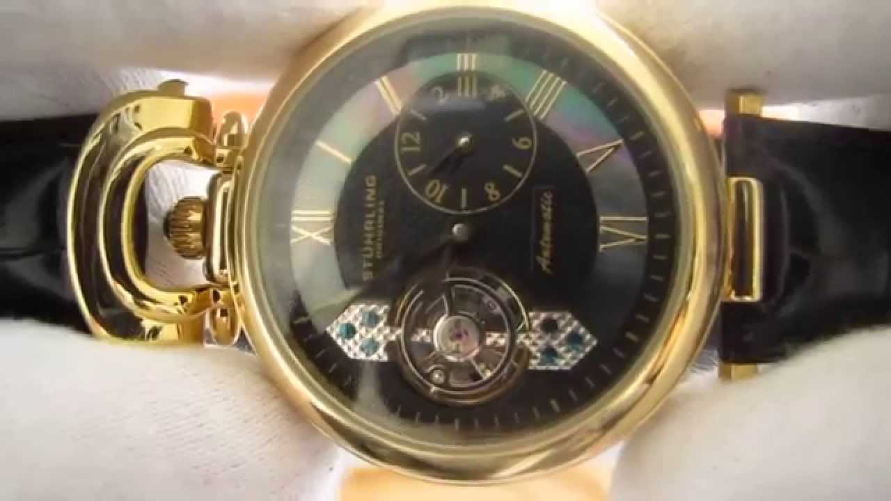 Обзор мужских наручных часов Stuhrling Boardroom Emperor Dual-Time Zone 127.33351