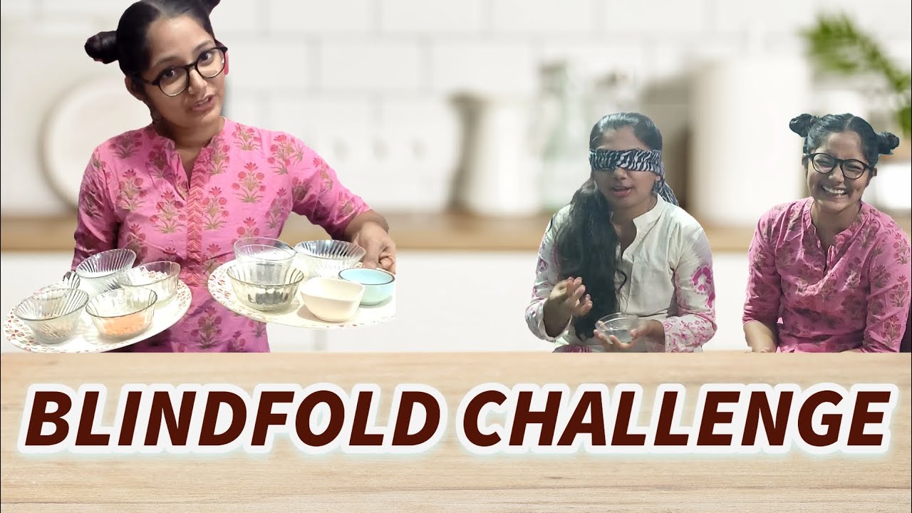 Blindfold Challenge 😅 | Smell, Taste & Feel | Part 2