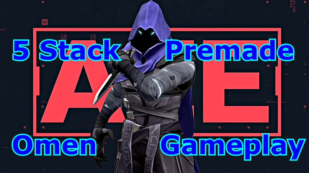 5 Man Premade Valorant Games - Omen Gameplay - FULL GAME