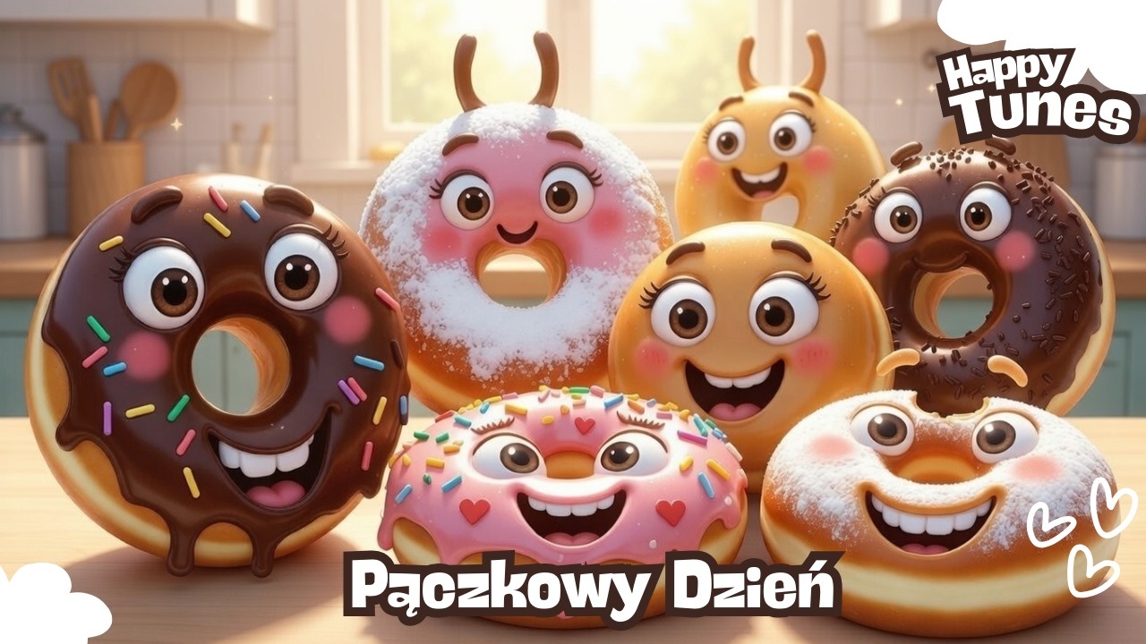 🎵 Pączki! Piosenka na Tłusty Czwartek 🍩🎶 piosenki dla dzieci🎵