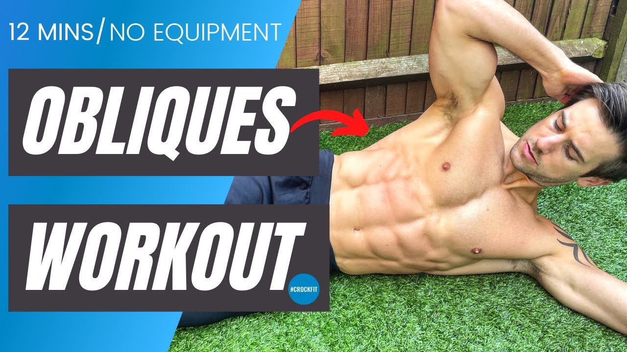 RIPPED OBLIQUES | No equipment | 12 minute home workout