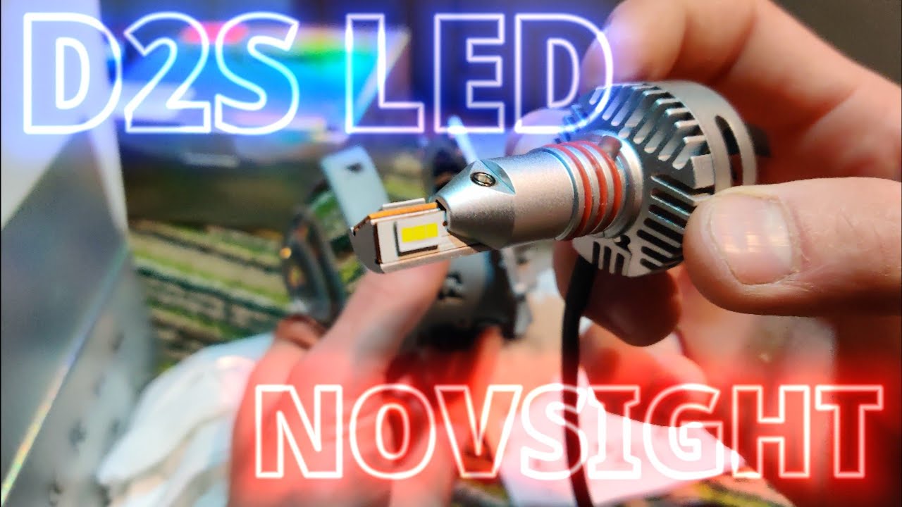 🤔D2S LED NOVSIGHT N26/N37 vs XENON в линзе Hella 3 оригинал!