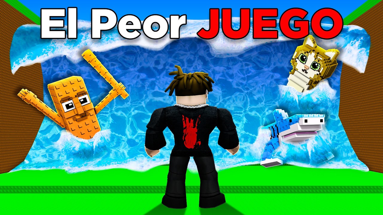 Este es el JUEGO más FAMOSO y es HORRIBLE.. (Escape Tsunami de Brainrots)