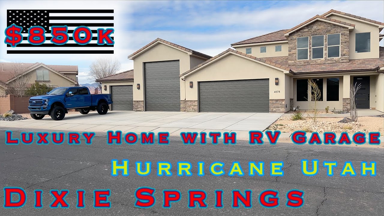 Luxury Home with a 5 car garage in Dixie Springs, Hurricane Utah
