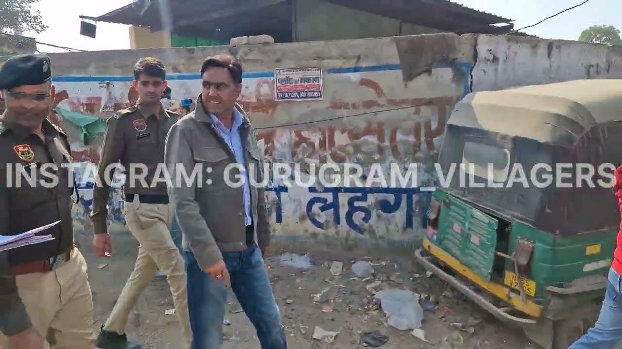 आँगनवाड़ी मे हुक्का और गाय भैस बँधी थी, DTP RS BATTH की हुई SURPRISE ENTRY | JHARSA VILLAGE GURUGRAM