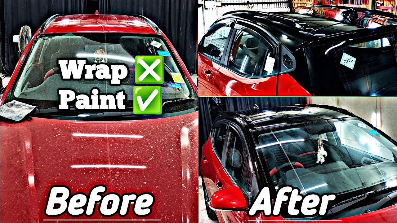 Hundai Grand I10 Nios Sports CNG Modified Into Duel Tone Red Colour