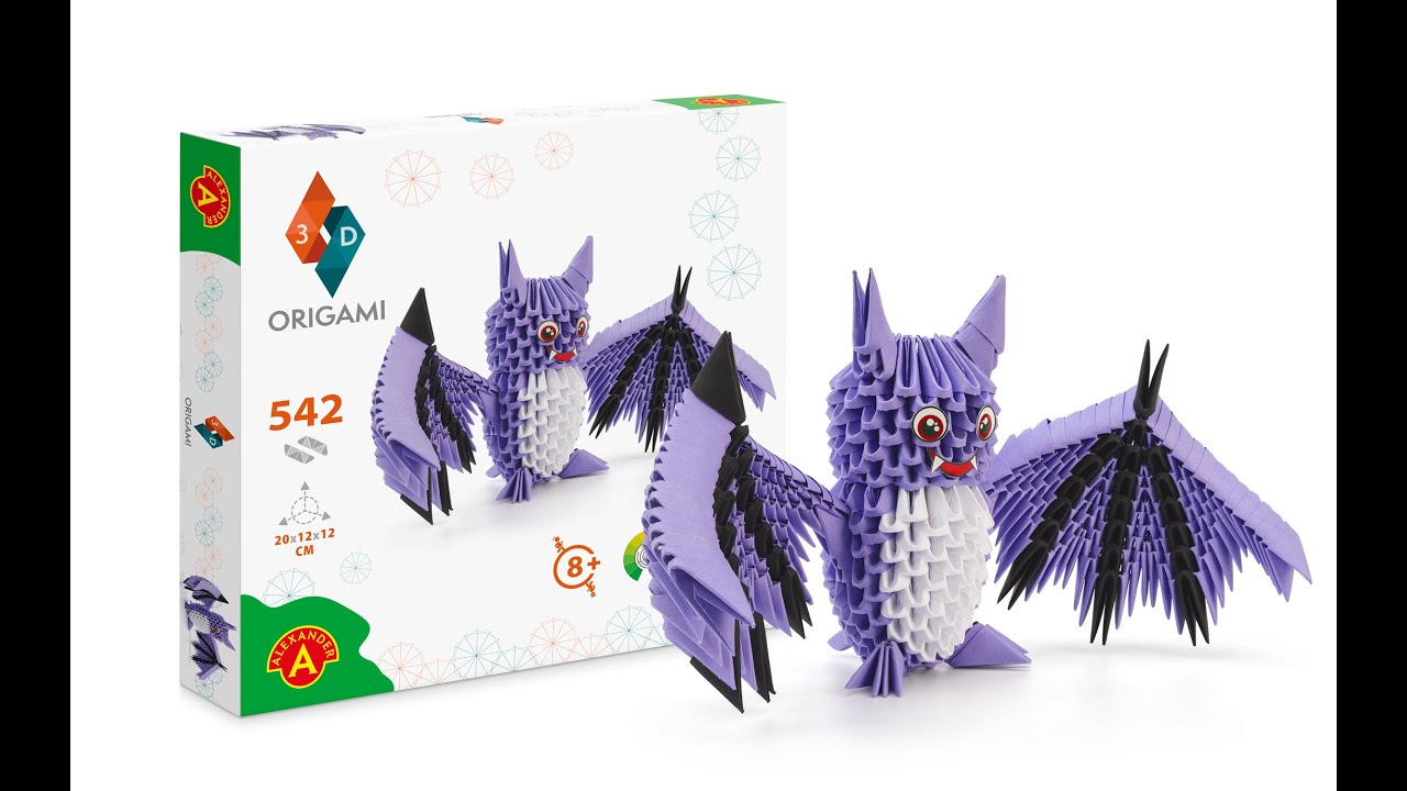 ORIGAMI 3D - NIETOPERZ (BAT)