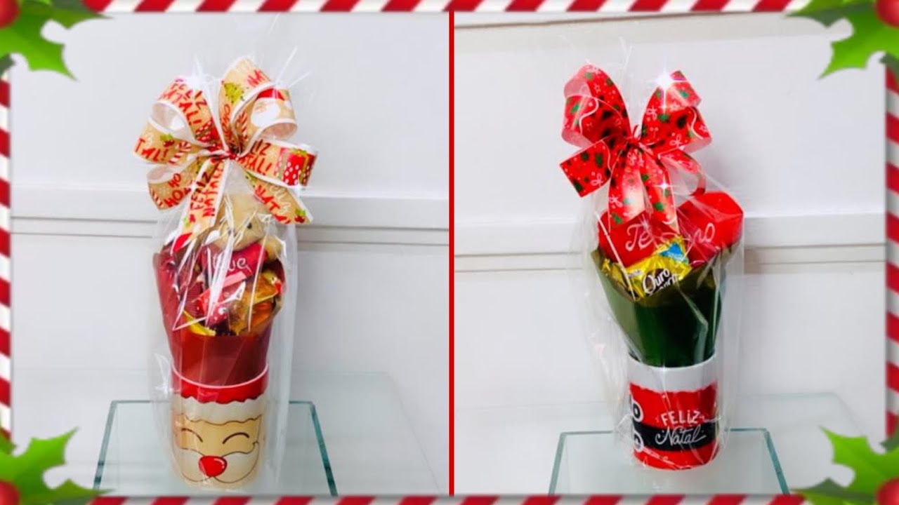 COMO FAZER LEMBRANCINHAS NA CANECA DE NATAL
