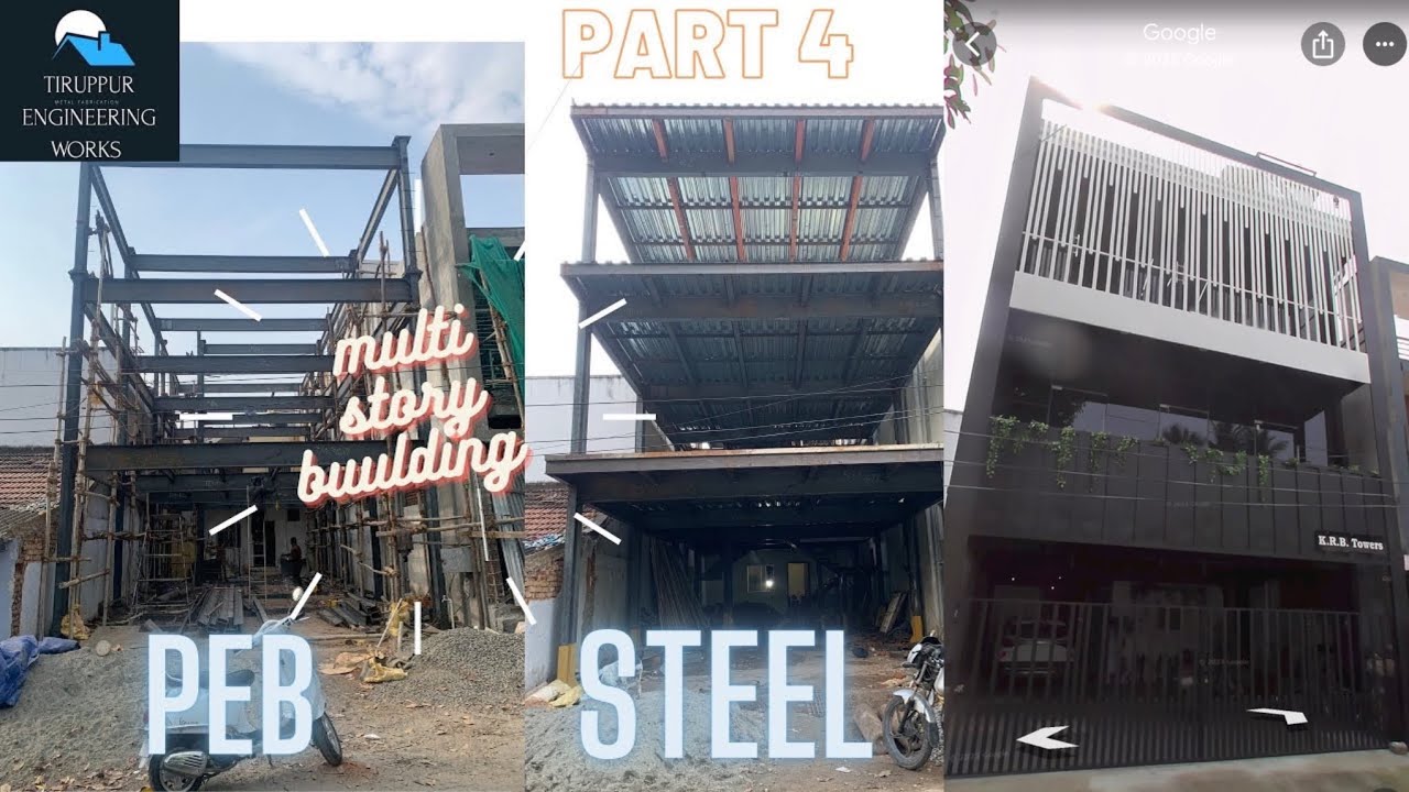 📍Coimbatore peb multi story steel building #tamil #ecofriendlybuildings #savukkushankar  #ttf
