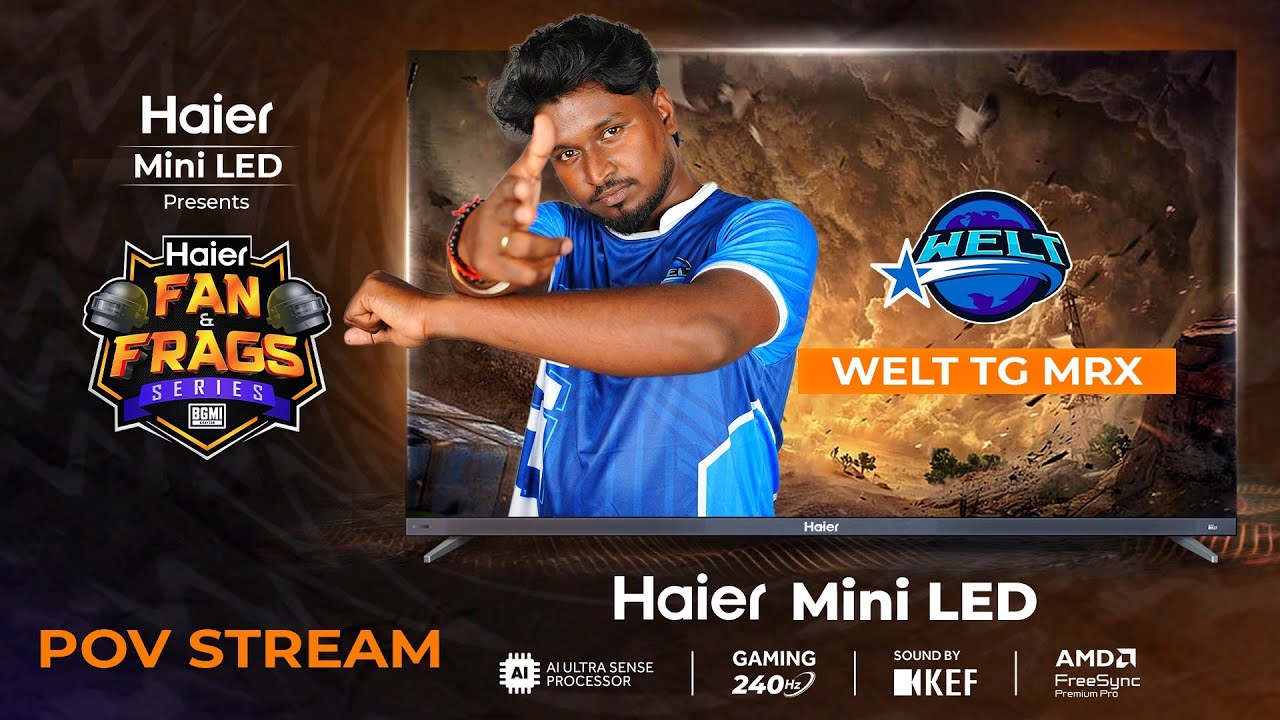தமிழில் - Haier Fan and Frags | BGMI | DAY 1 | POV STREAM #tgmrxop #tgmrxn #bgmitamillive
