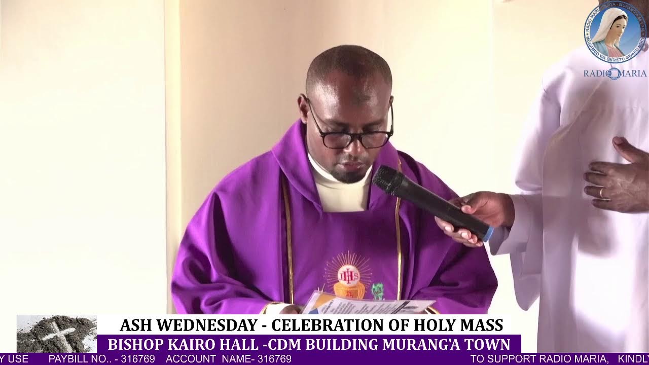 ASH WEDNESDAY - CELEBRATION OF HOLY MASS