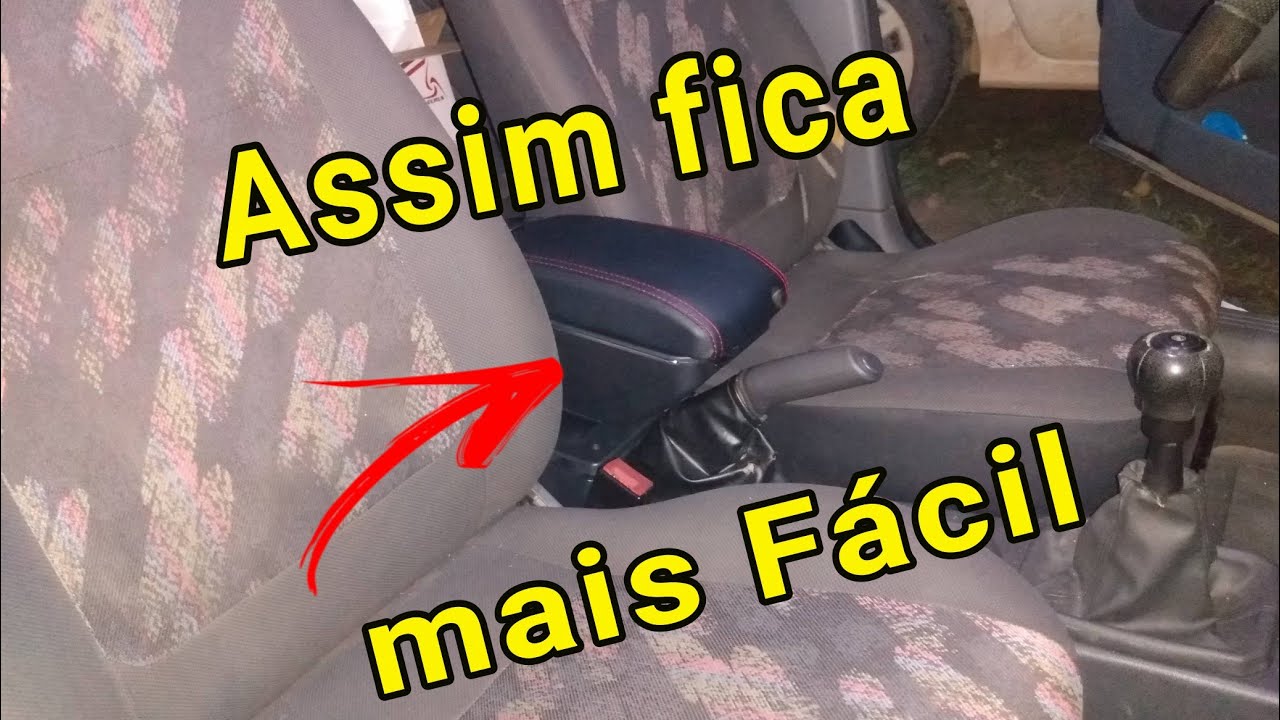 como instalar apoio de braço central