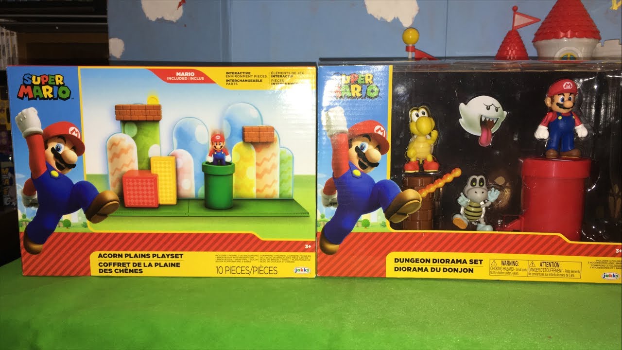 New Mario diorama  playset unboxing
