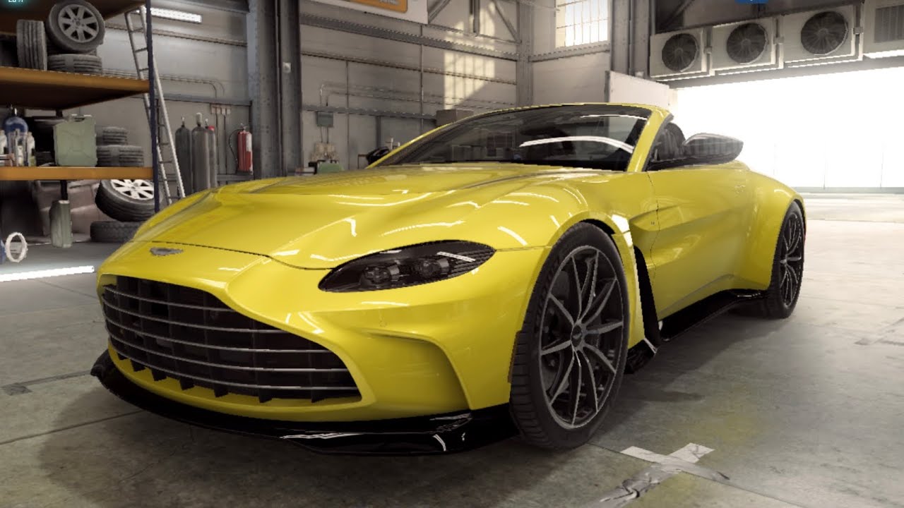(CSR2) V12 Vantage Roadster (gold), shift & tune (Launch Manual) for 7.285