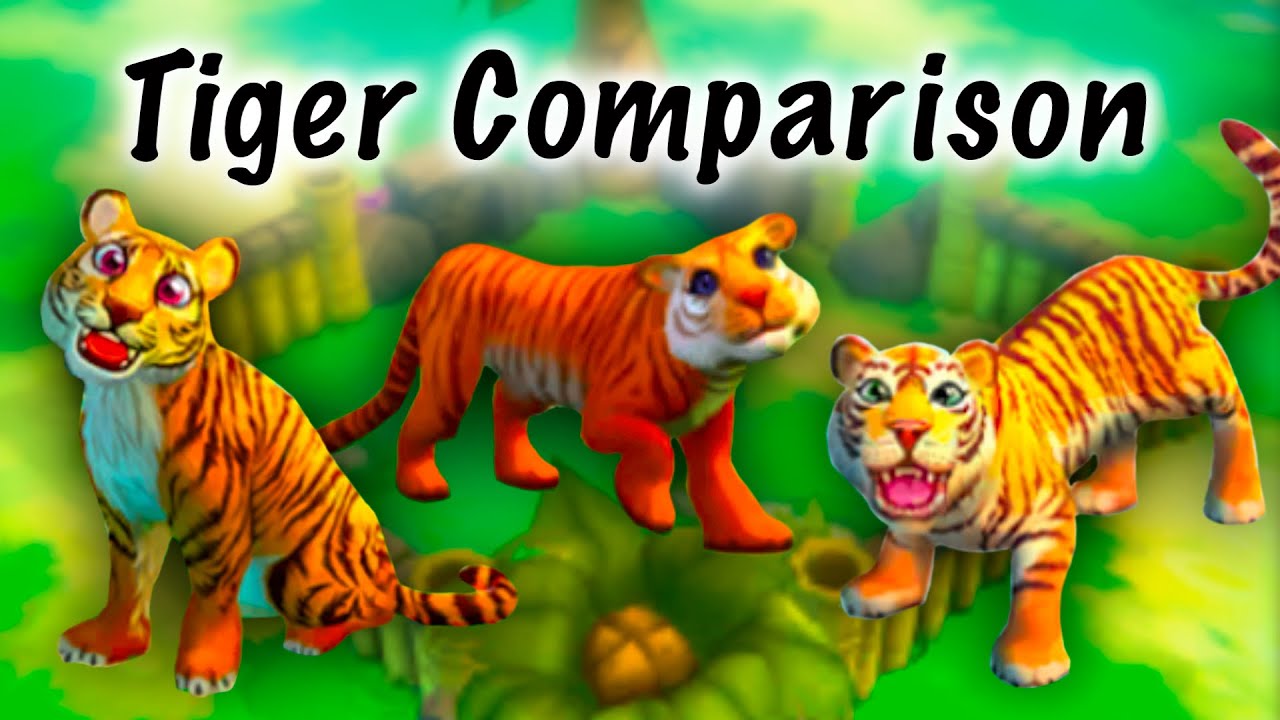 Comparison Of Every Tiger Species | Zoo 2: Animal Park