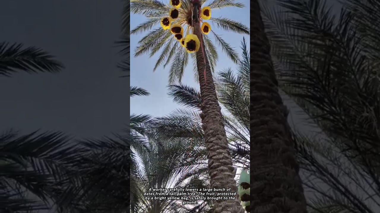 How Are Fresh Dates Carefully Harvested from Palms?