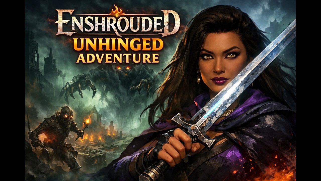⚔️ Enshrouded Gameplay – Unhinged Adventure 🐉 @LadyOuiji 🐉