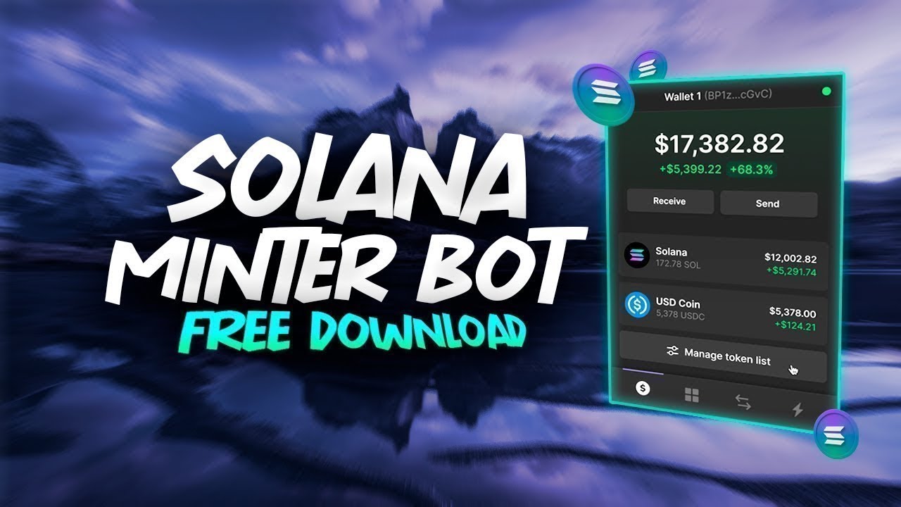 SOLANA MINT BOT | SOLANA NFT BOT | SOLANA AUTOMINT BOT | FREE DOWNLOAD