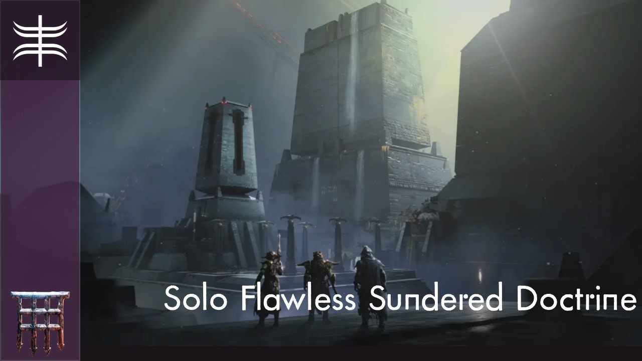 Solo Flawless Sundered Doctrine in 29 minutes, Destiny 2 Renegades