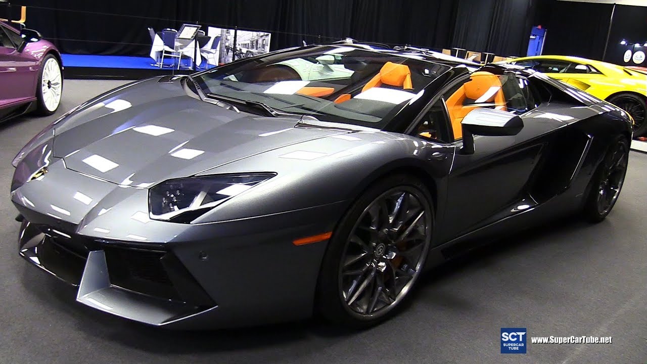 2018 Lamborghini Aventador LP 700-4 Roadster -Exterior Interior Walkaround -2018 Montreal Auto Show