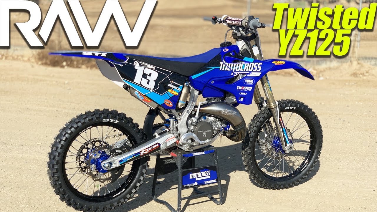 Twisted Yamaha YZ125 Two Stroke RAW - Motocross Action Magazine