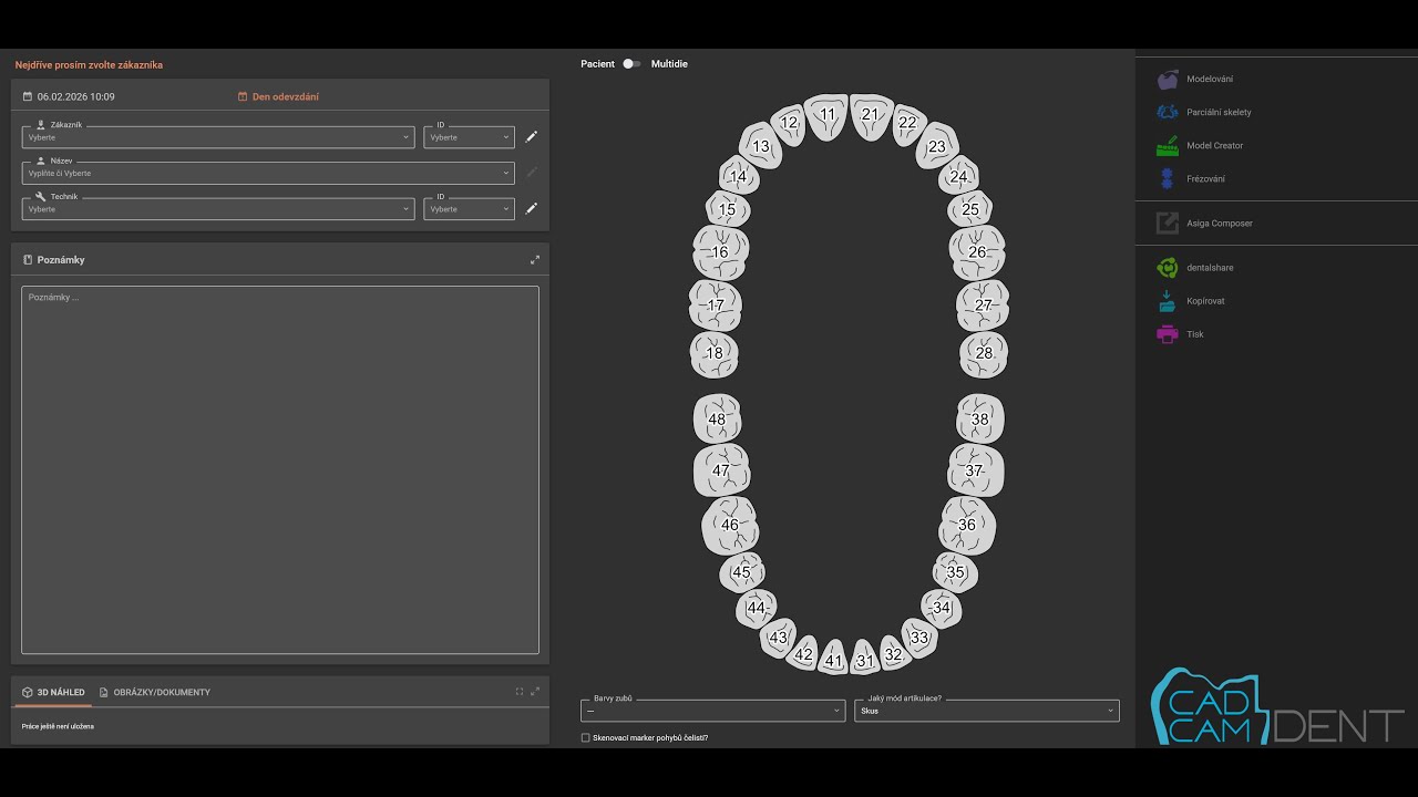 Cad Cam training teeth in 3min with composer