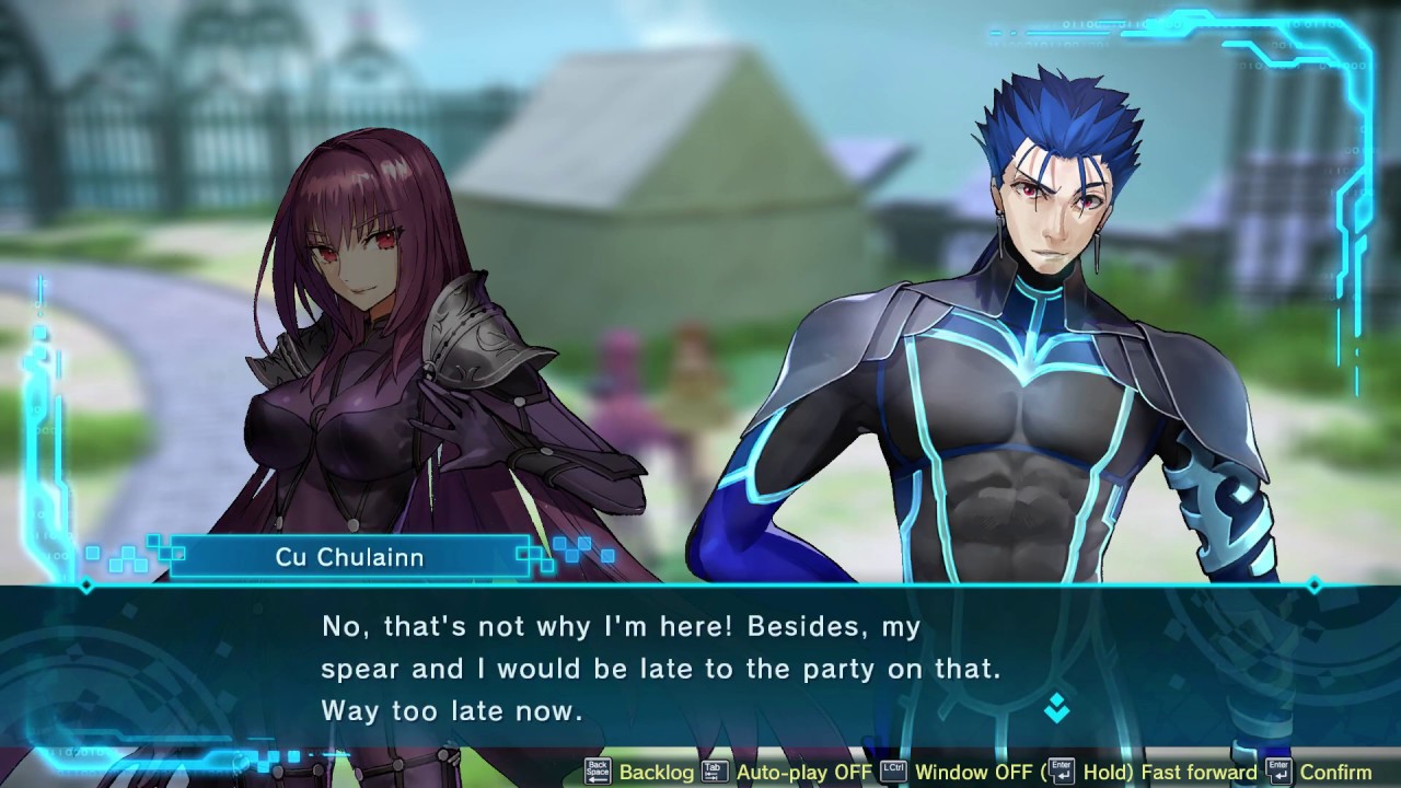 Fate/Extella Link - Cú Chulainn (Lancer) Base Conversations