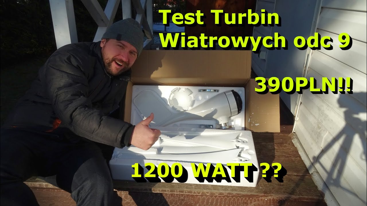 Unboxing Najtańszej Turbiny Wiatrowej 1200 WATT - 390 PLN - POMIAR REZYSTANCJI - Test Turbin odc 9