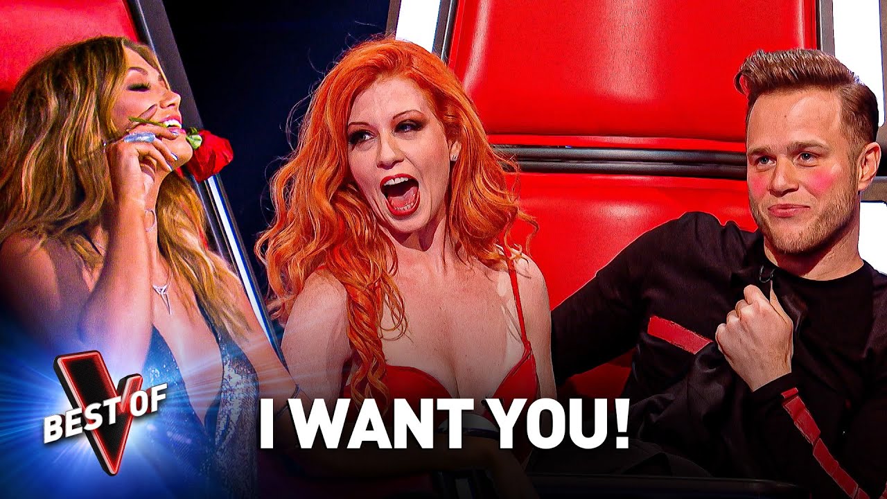 When Coaches Have a CRUSH on Hot Talents in the Blind Auditions of The Voice