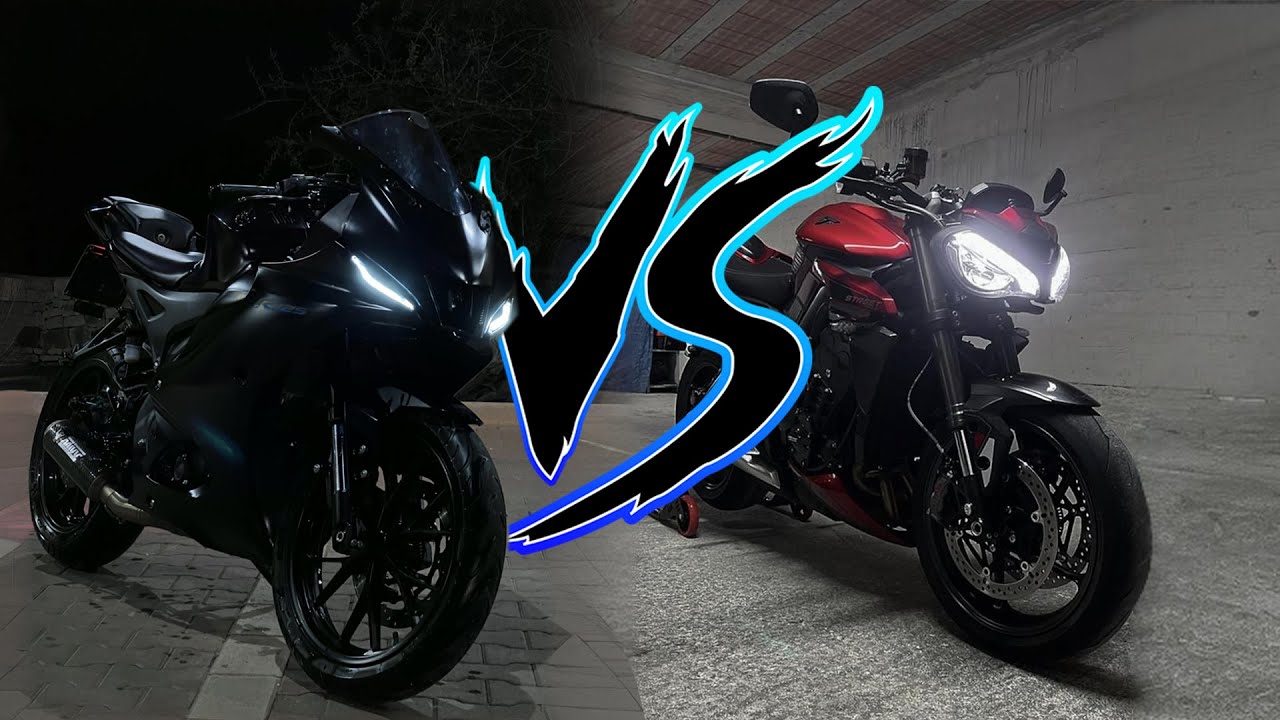 R125 VS Triumph 765 RS