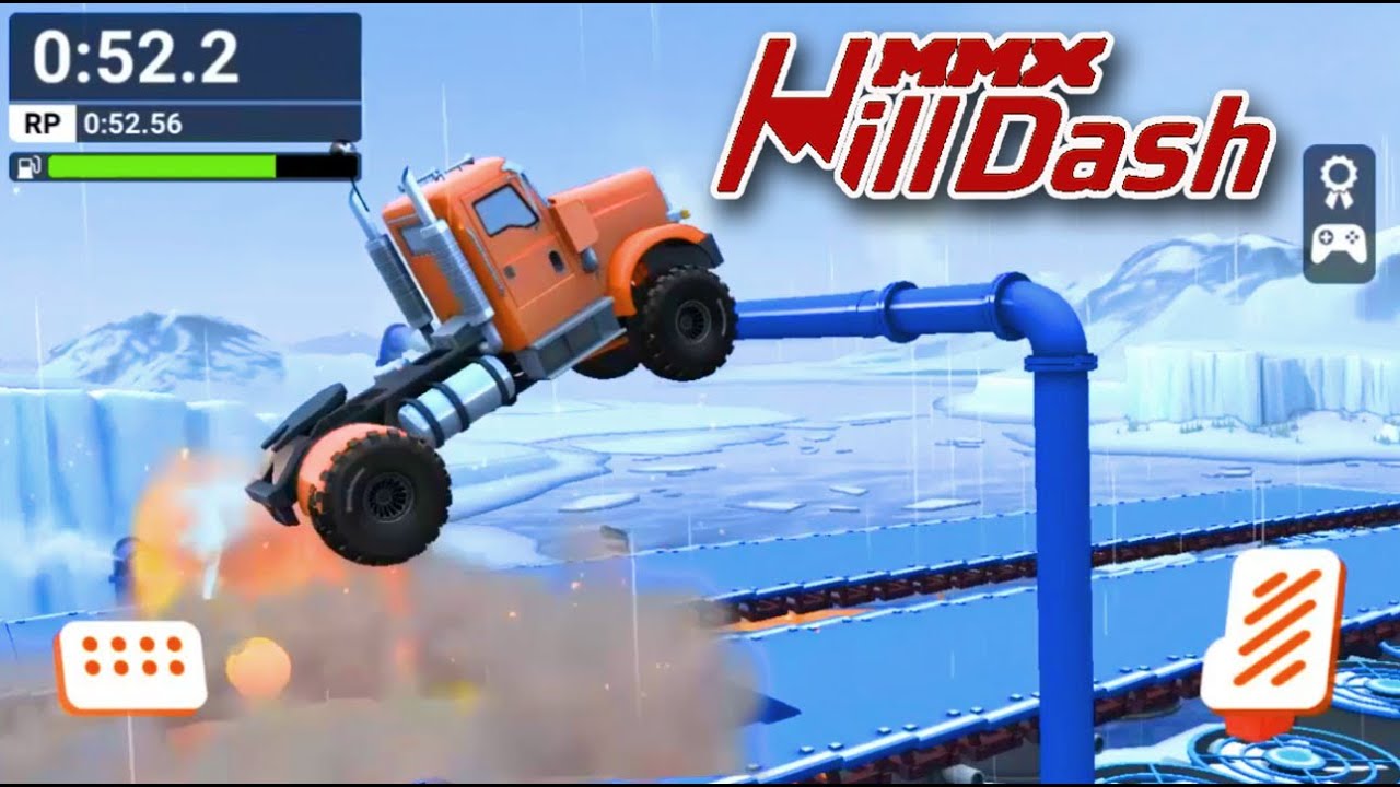 MMX Hill Dash:  El Poderoso vs El Gigante // Modo Nieve // Modo Polo Norte
