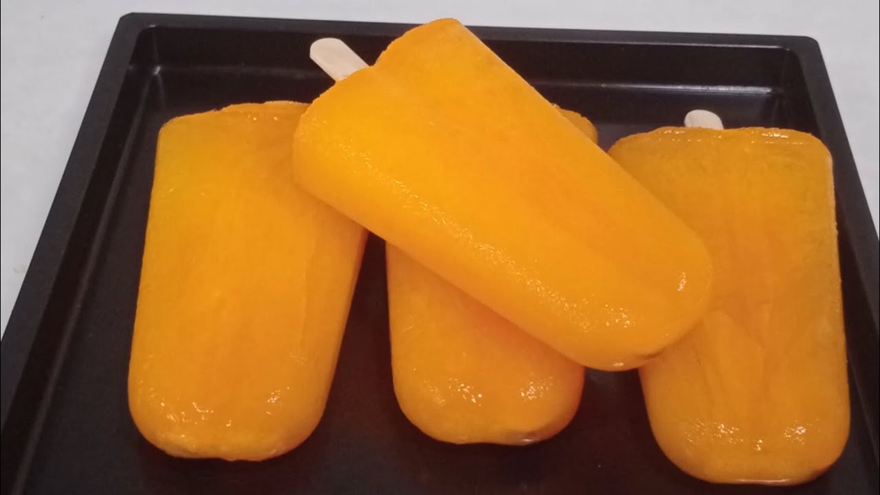 ORANGE POPSICLES/JUST 2 INGREDIENTS/SUMMER TREAT FOR KIDS