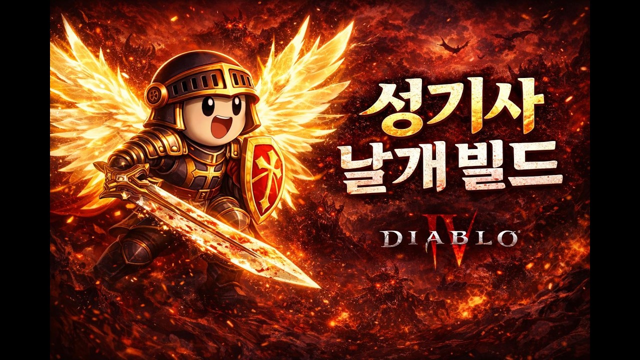 [디아블로4] 시즌12 평범한아재 성기사 날개빌드로 전