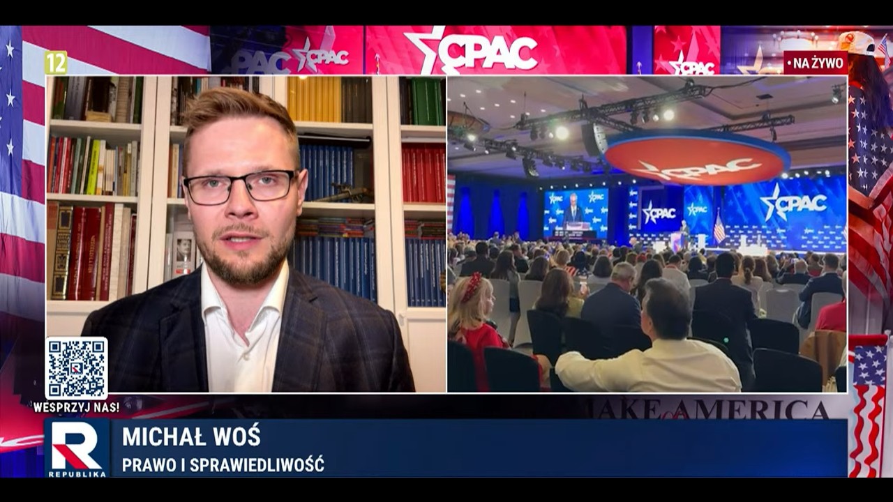 Woś: CPAC należy do kluczowych wydarzeń dla KONSERWATYST&Oacute;W! Cieszę się, że PREZYDENT RP tam będzie!