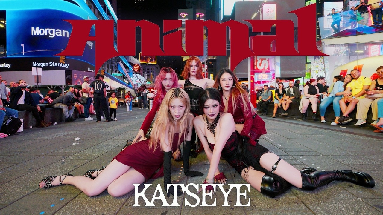 [DANCE IN PUBLIC NYC | TIMES SQUARE | ONE TAKE] KATSEYE (캣츠아이) - &lsquo;Animal&rsquo; | Dance Cover by GRL1S